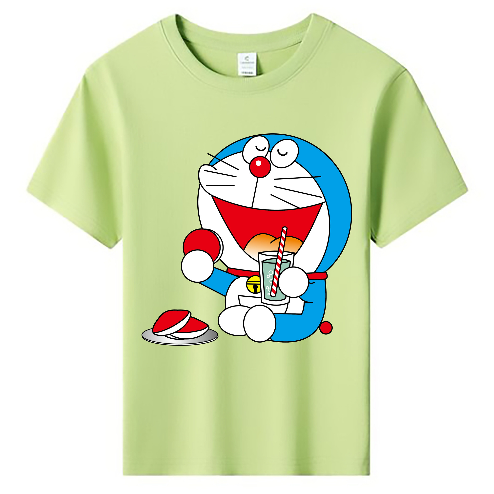 （画像用） ドラえもん Doraemon 綿100％キッズTシャツ（フロントプリント）